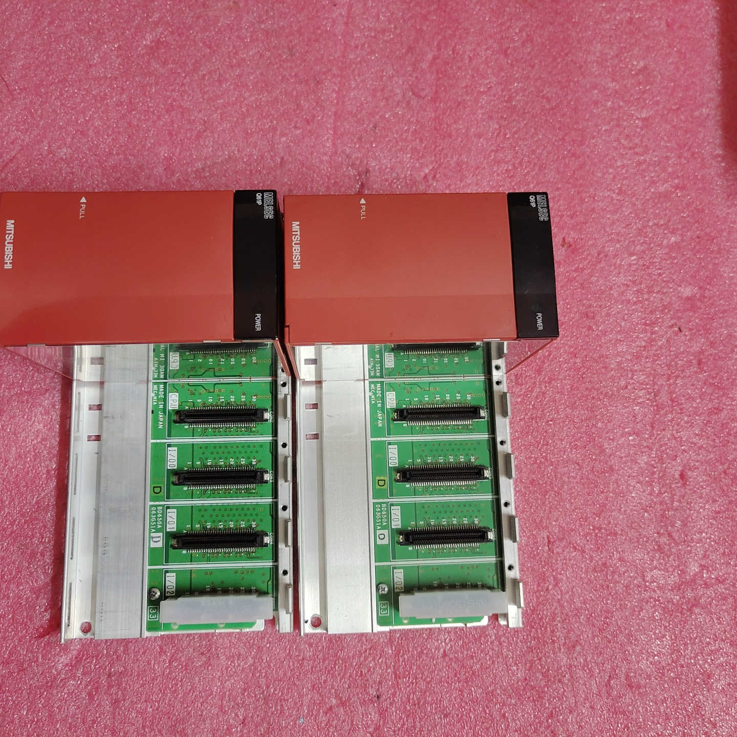 三菱基板加电源Q33B+Q61P，成色实物如图，功能包好，有