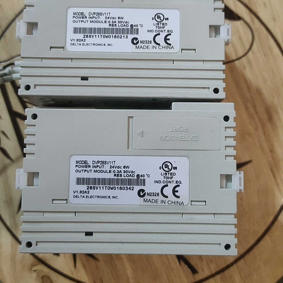 台达PLC  DVP28SV11T  2个  拆机件 标价单