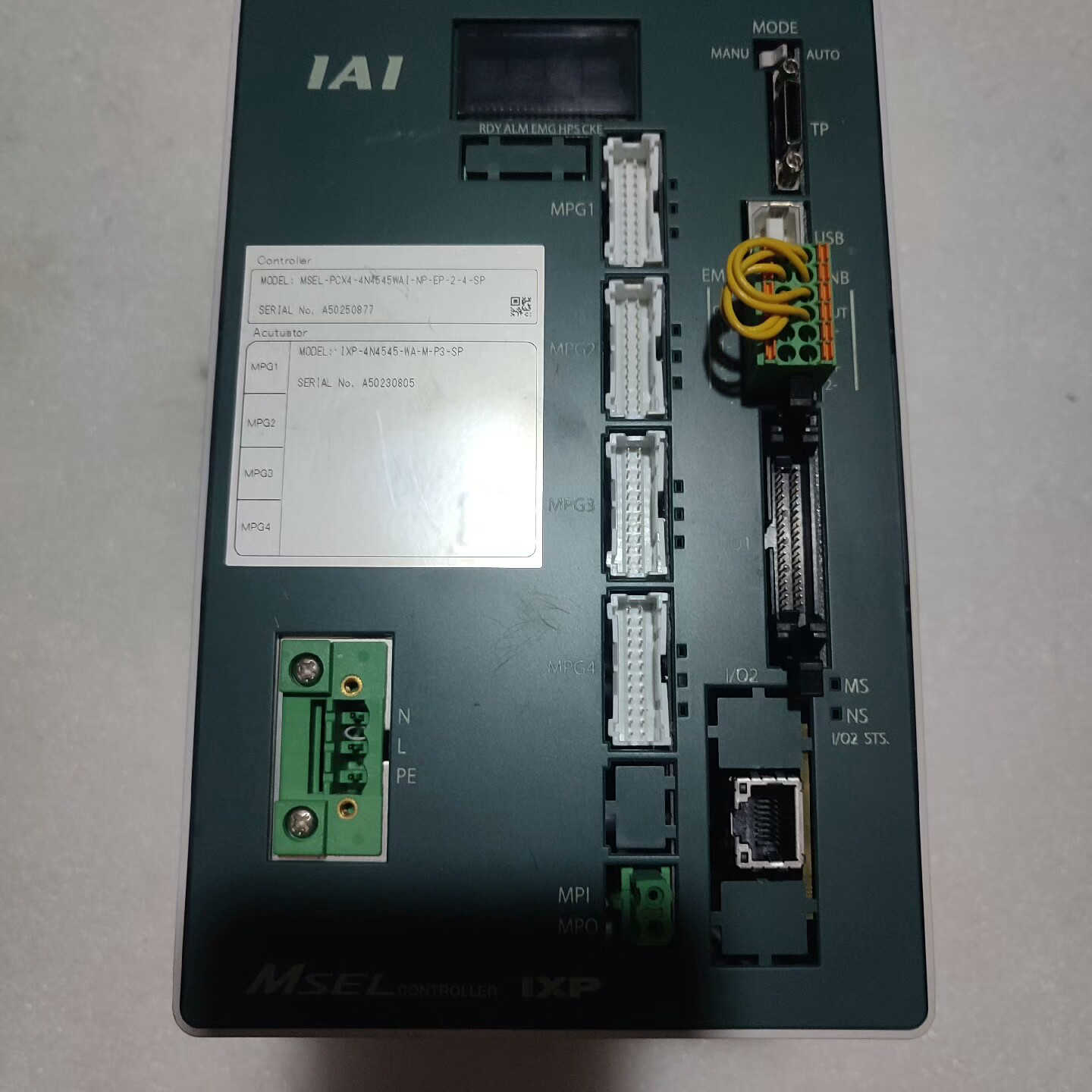 日本IAI控制器MSEL-PCX4-4N545WAI-NP-