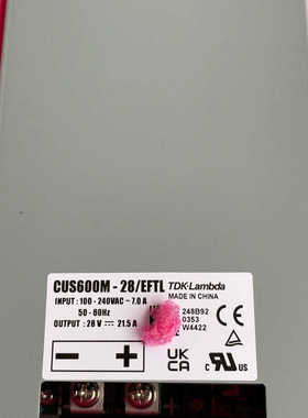 TDK兰达电源CUS600M-28/EFTL