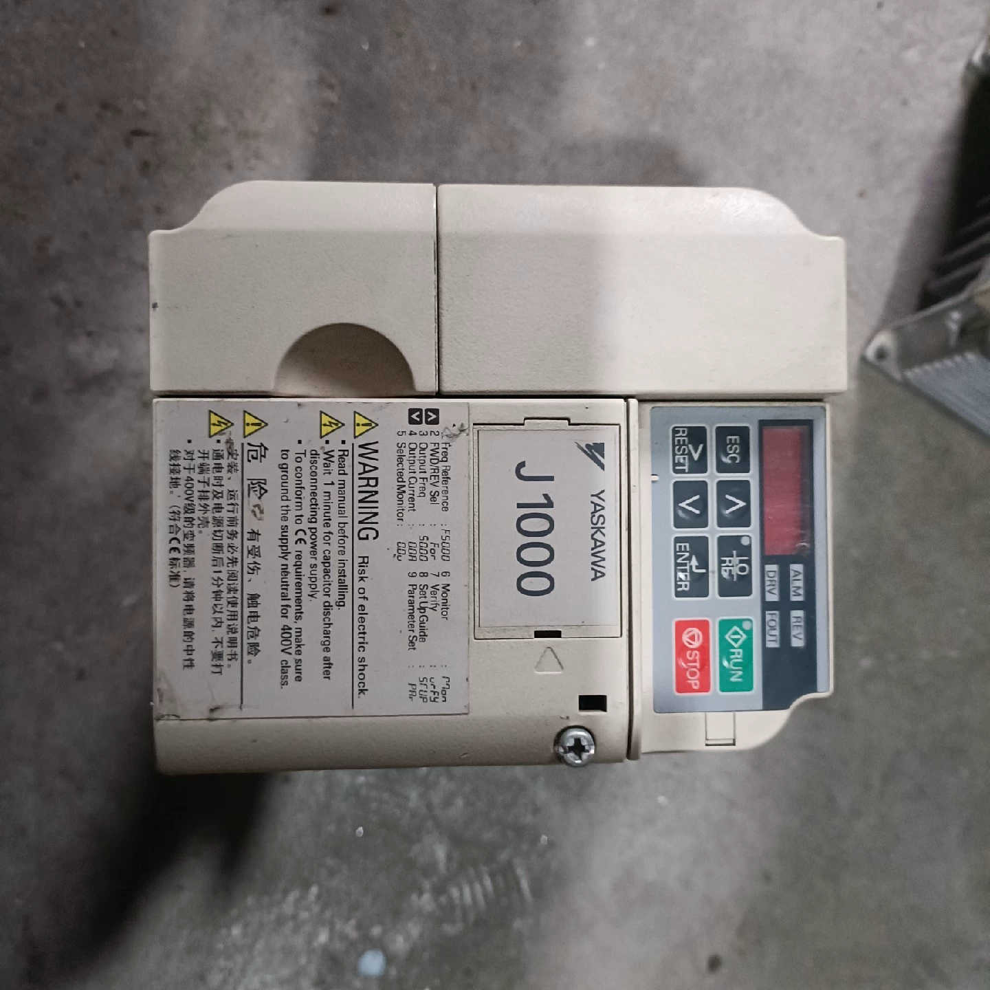 cimr-jb4a0009baa安川J1000变频器CIMR