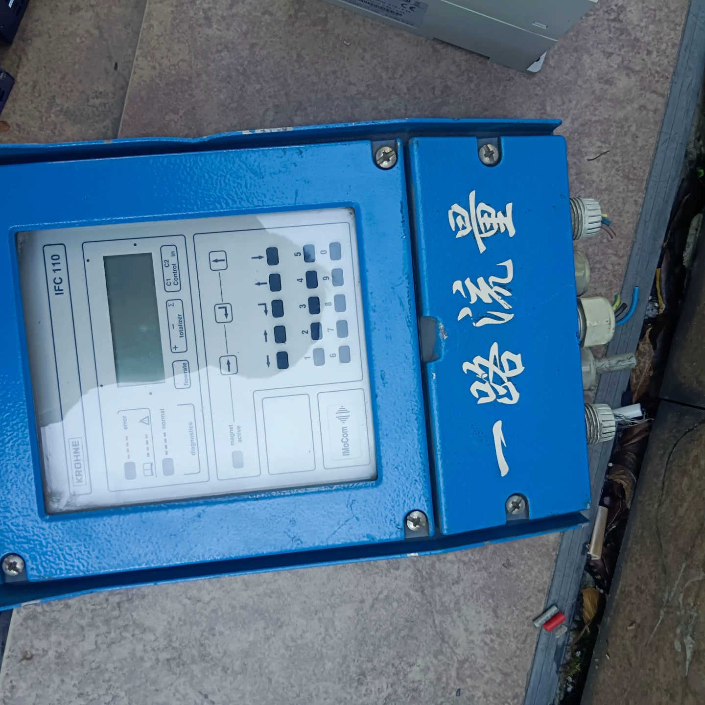 科隆IFC110电磁流量计，拆机包好。实物图拍摄