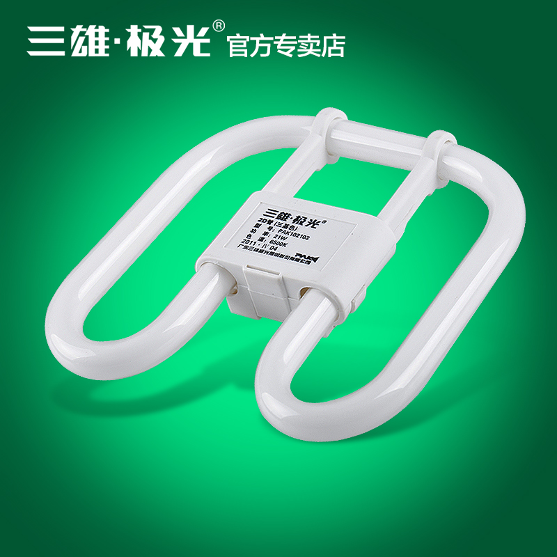 厨卫灯2d方形蝴蝶灯管四针吸顶灯