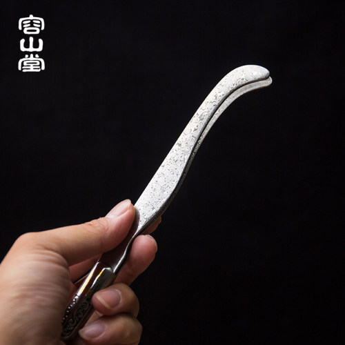 容山堂茗扬大马士革茶钳整套茶夹