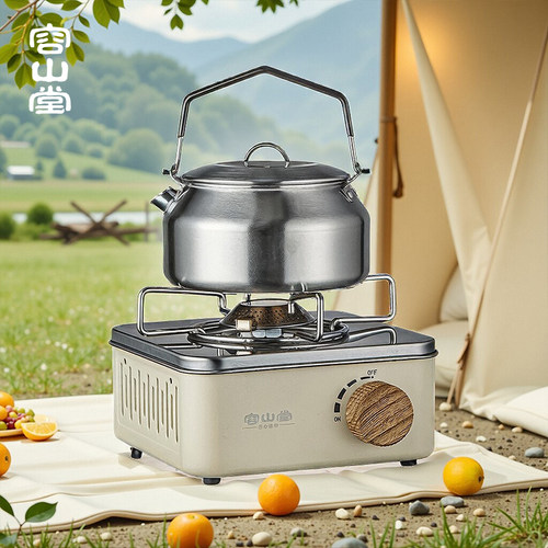 容山堂不锈钢便携户外烧水壶