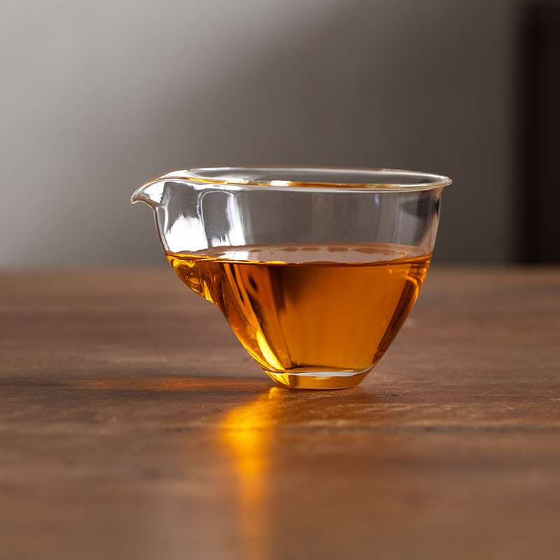 同合ANTENNA触角玻璃公道杯高颜值家用耐热公杯简约透明茶具茶杯 - 实物图