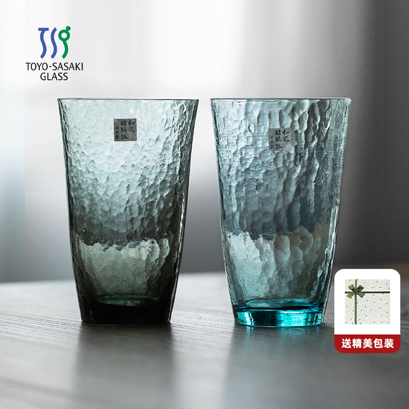 日本进口水晶杯子佐佐木高级感轻奢高颜值手工玻璃茶杯男生女生杯