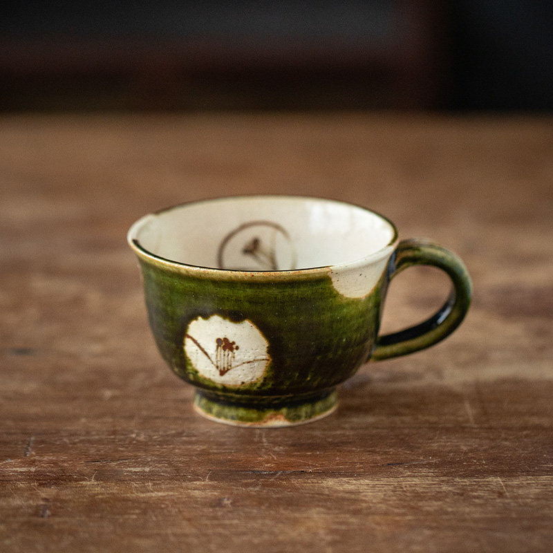 同合日本进口藏珍窑陶瓷杯马克杯日式釉下彩手绘家用咖啡杯茶杯子