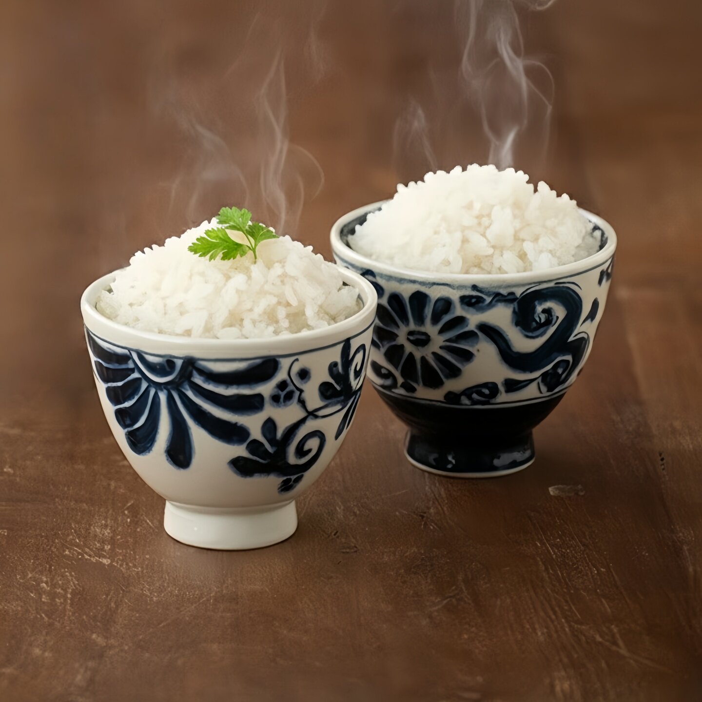 同合日本进口宗吉窑唐草纹陶瓷米饭碗日式高脚碗高档家用冰裂纹碗