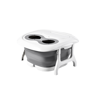 足浴桶凸点按摩带盖保温折叠便携