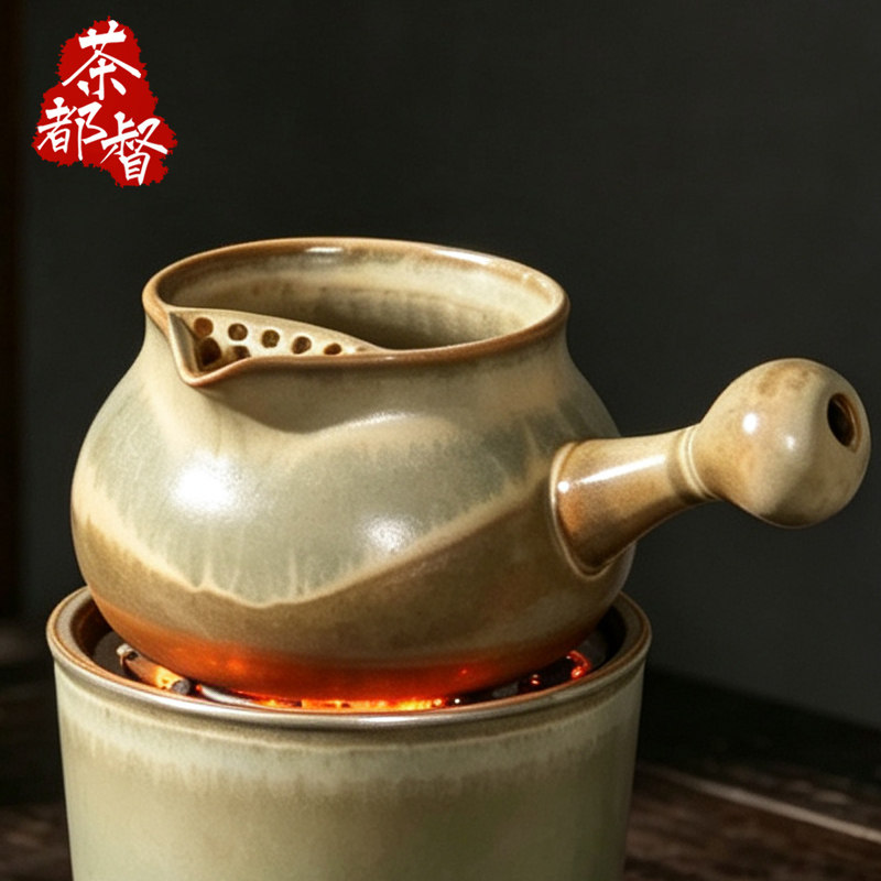 罐罐茶烤茶罐粗陶奶茶煮茶壶
