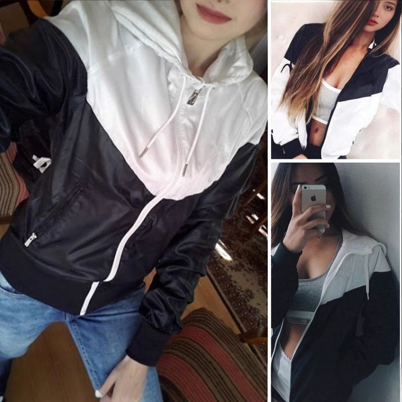 连帽夹克服风休闲棒球宽松休闲