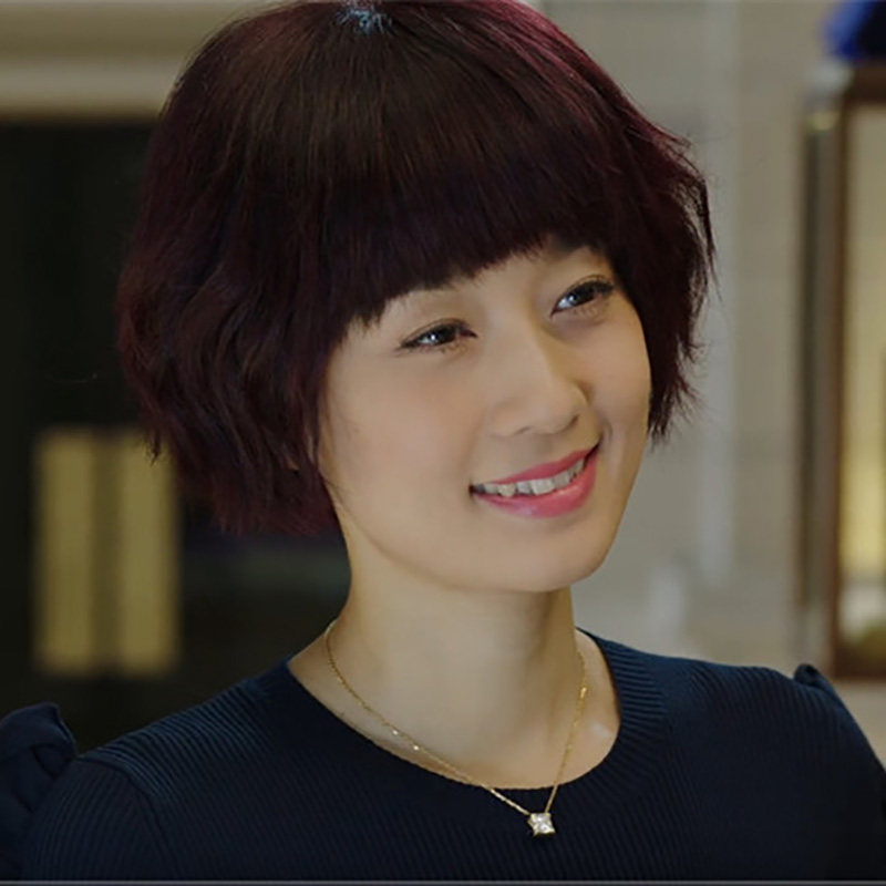 简约时尚气质钛钢单钻方钻项链女韩版镀18K玫瑰金彩金锁骨链饰品