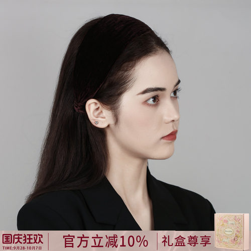 Becomi精致【礼盒装褶皱感发箍】