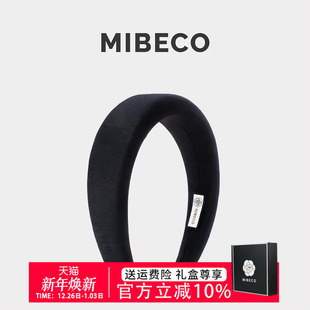 复古海绵发箍女厚款 百搭头饰发窟 泫雅纯色压发洗脸头箍韩国宽版