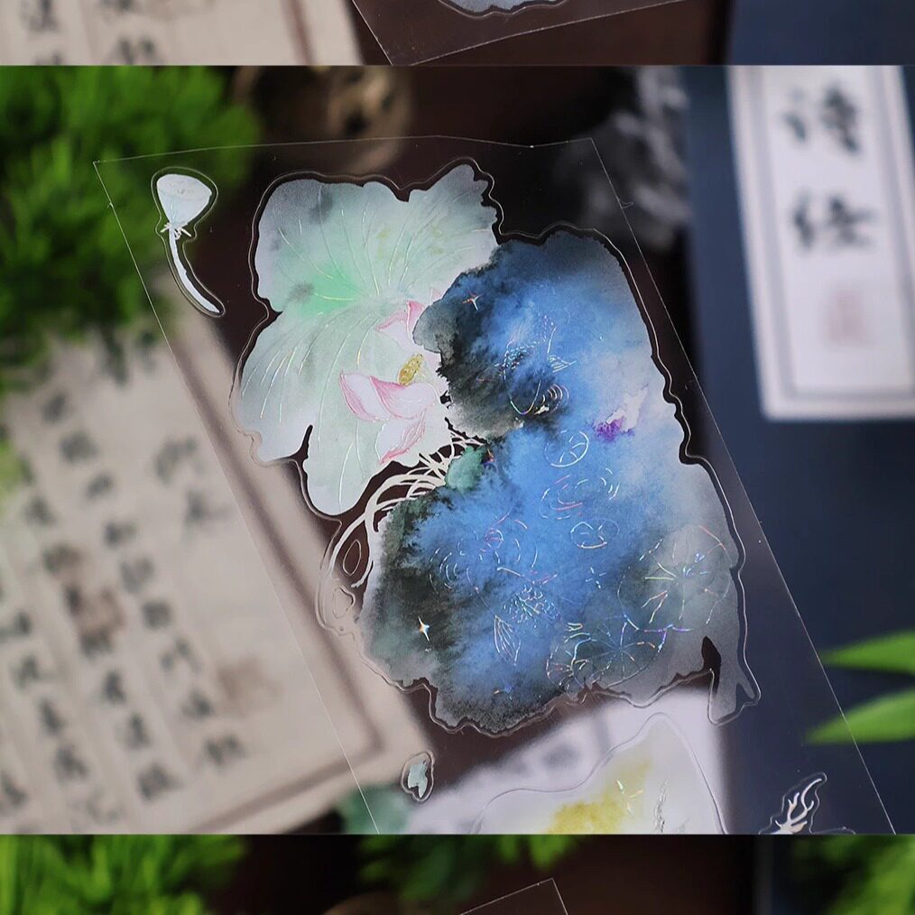 【Just手帐】紫烟流玉杳霭流玉盛放红玫福利卷模切