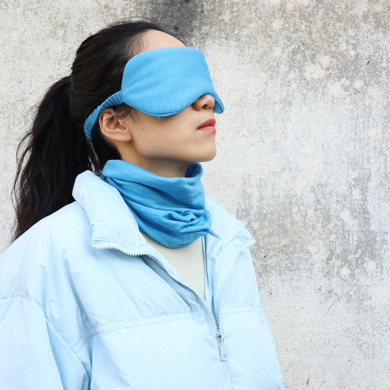 羊毛围脖 眼罩套装 天丝混纺,居家日用,眼罩,淘宝优惠券,粉丝福利购,淘宝优惠卷