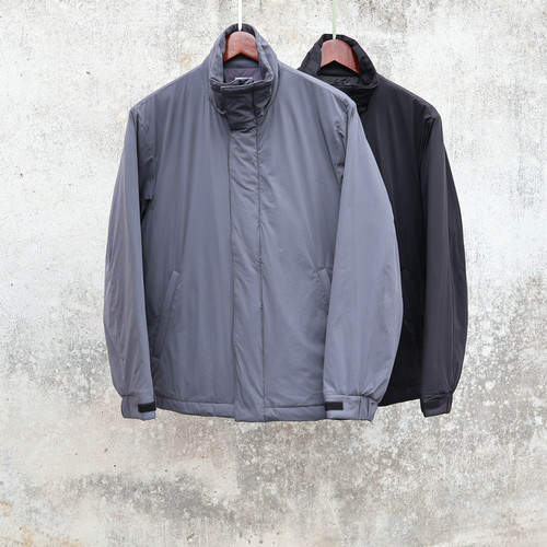 cordura极简labo风 四面弹防水宽松版型男士轻质保暖风格棉衣外套