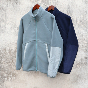 男宽松休闲摇粒绒抓绒外套 轻质保暖 冬款 p300和windpro防风