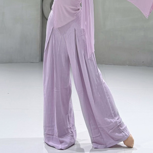 现代舞长裤2025新款舞蹈裤古典舞阔腿裤日常可穿练功裤中国舞裤子