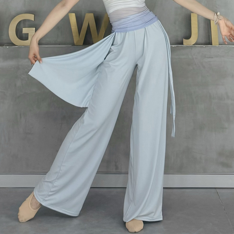 衣霓子女王裤现代舞飘逸阔腿裤