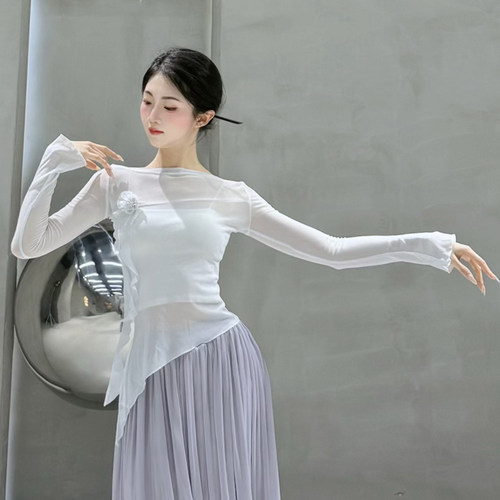 衣霓子古典舞上衣温柔仙女显瘦