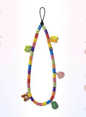 现货丨链条联名玩具总动员短挂绳手链女明星同款