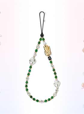 现货丨链条联名招财猫短挂绳手链女明星同款情侣搭配