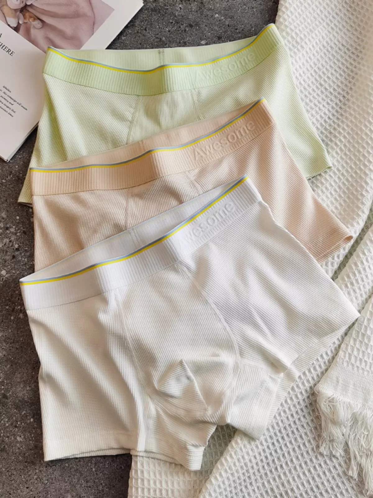MADNESS MDNS WRUEI UNDERWEAR Tide 3 Брюки мужской сетевой продавец Питомa Cotton Terrace