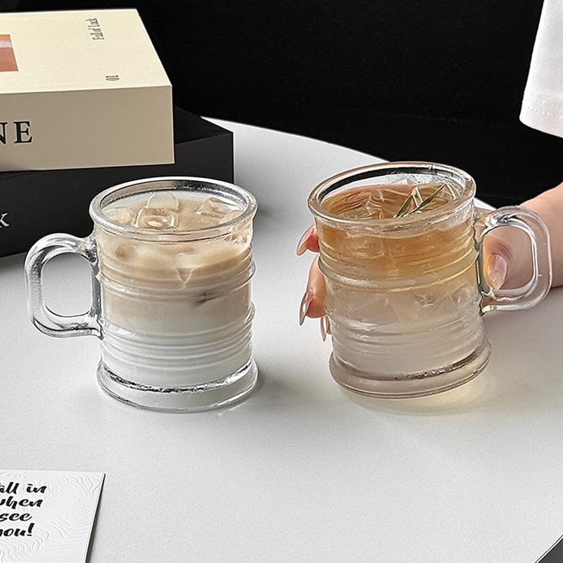 简约冰美式拿铁玻璃浓缩咖啡杯