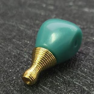 新品琉璃老型三通星月金刚凤眼猴头菩提108配珠文玩配饰