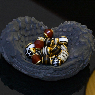 珠改系断珠改一线药师顶珠腰珠西亚线珠手持手串DIY藏式文玩配饰