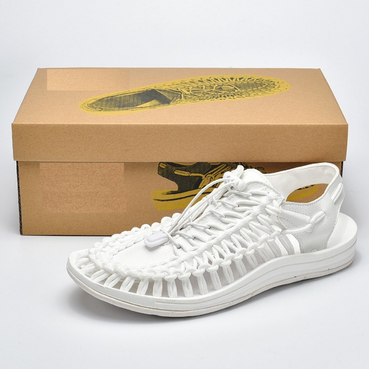 凉鞋女2026新款时尚百搭洞洞鞋夏季户外手工编织罗马包头男溯溪鞋