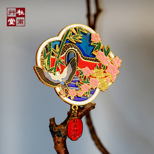 杜甫草堂金属冰箱贴古典中国风磁贴新款博物馆旅游周边文创伴手礼