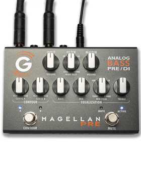 美国Genzler麦哲伦Magellan贝司斯Bass前级DI单块Preamp DI效果器