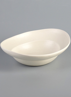 创意陶瓷盘子异形元宝碗餐具餐厅特色菜复古哑光艺术感北欧个性盘