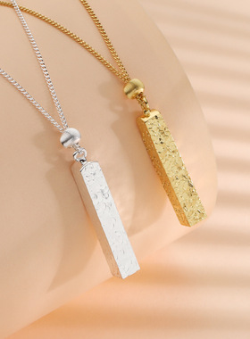 足银999碎冰冰四方来财项链