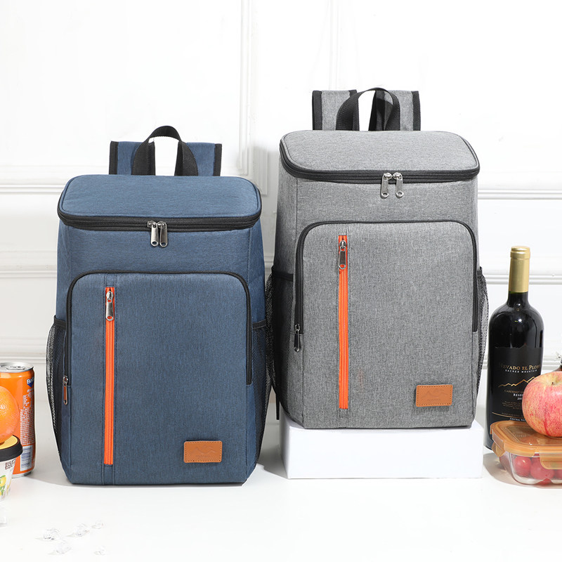 新款户外保温包便携登山双肩包