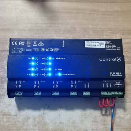 议价Control4，8路开关量模块 C4-DIN-8REL可维修
