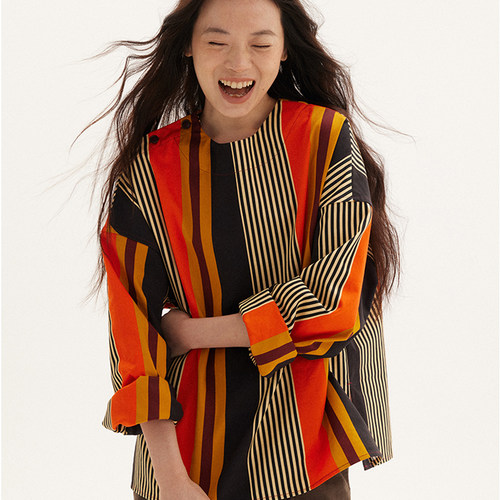 597c慵懒法式衬衫长袖高级感上衣