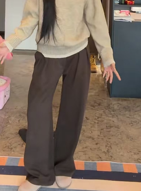 Stay the Night 休闲裤宽松直筒裤子2025新款西裤春秋长裤