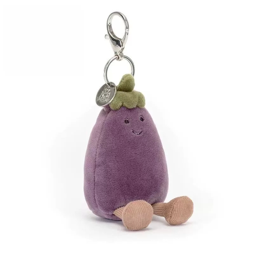 英国JELLYCAT茄子钥匙扣毛绒玩具挂件包包挂饰茄总公仔玩偶礼物
