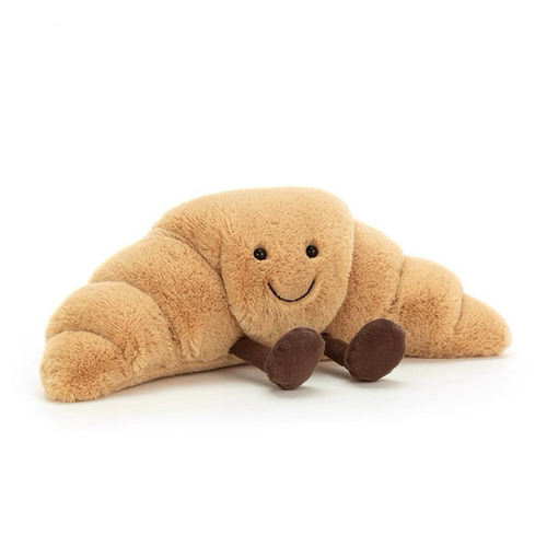 英国Jellycat趣味可颂牛角包面包周边毛绒玩具趣味公仔礼物摆件