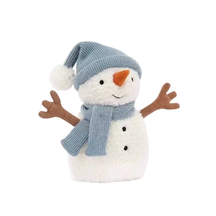 英国Jellycat萨米雪人圣诞节娃娃毛绒公仔儿童玩具玩偶送生日礼物