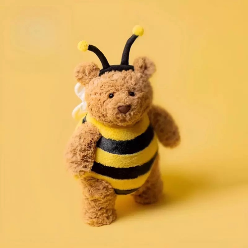 英国Jellycat巴塞罗熊大黄蜂装毛绒玩具蜜蜂巴熊公仔安抚玩偶礼物