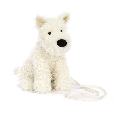 英国Jellycat西高地狗包挎包门罗苏格兰梗狗包可爱包包生日礼物