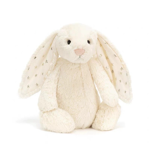 英国jellycat星星耳邦尼兔白色公仔毛绒玩具玩偶生日礼物新年礼物