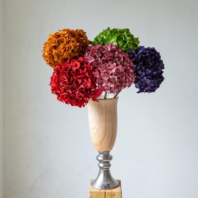 【永生大叶特大号绣球】客厅茶几台面温馨精致永生花束花艺桌摆件