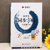 小学生同步字帖六年级下册人教部编版 一笔好字同步课本罗扬字帖6年级下学期书法练习写字课堂单元 检测课外练字