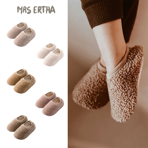 宝宝柔软轻便室内鞋毛绒脚套